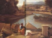 Nicolas Poussin Landscape with Saint Matthew and the Angel (mk10) Spain oil painting artist